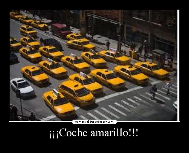 ¡¡¡Coche amarillo!!!  - 