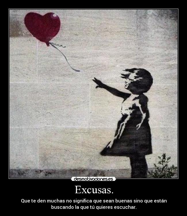 Excusas. - 