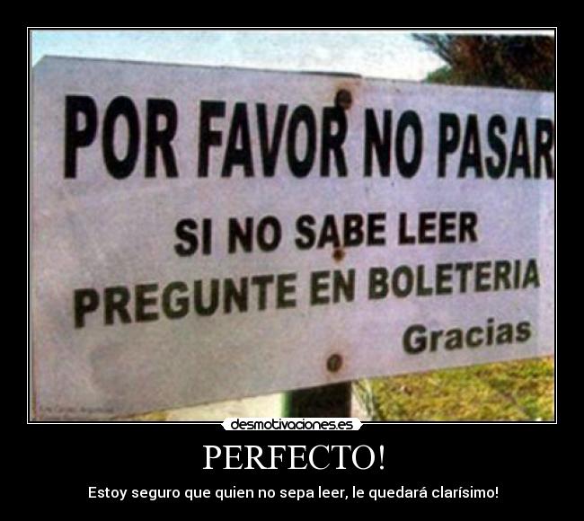 PERFECTO! - 