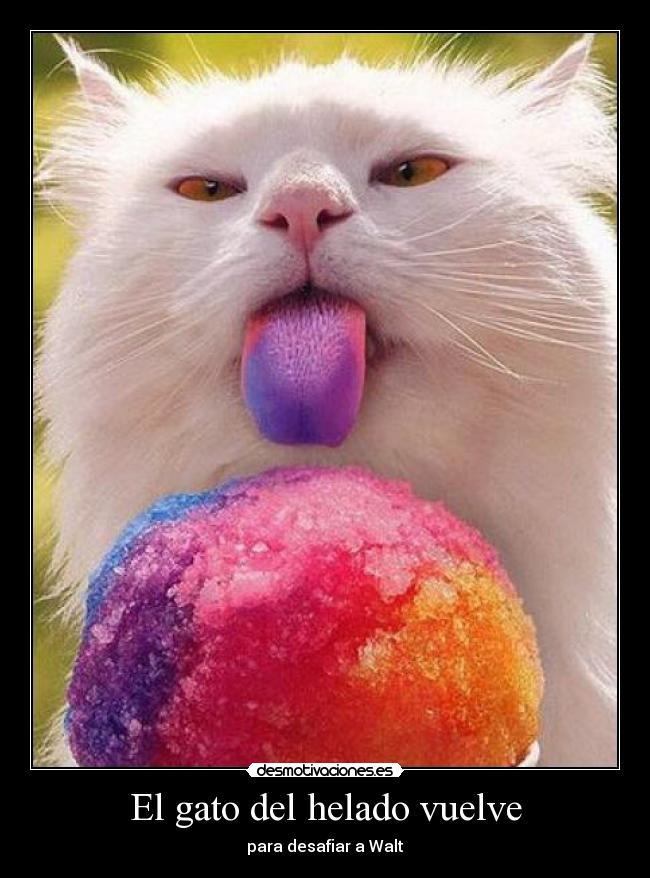El gato del helado vuelve - para desafiar a Walt