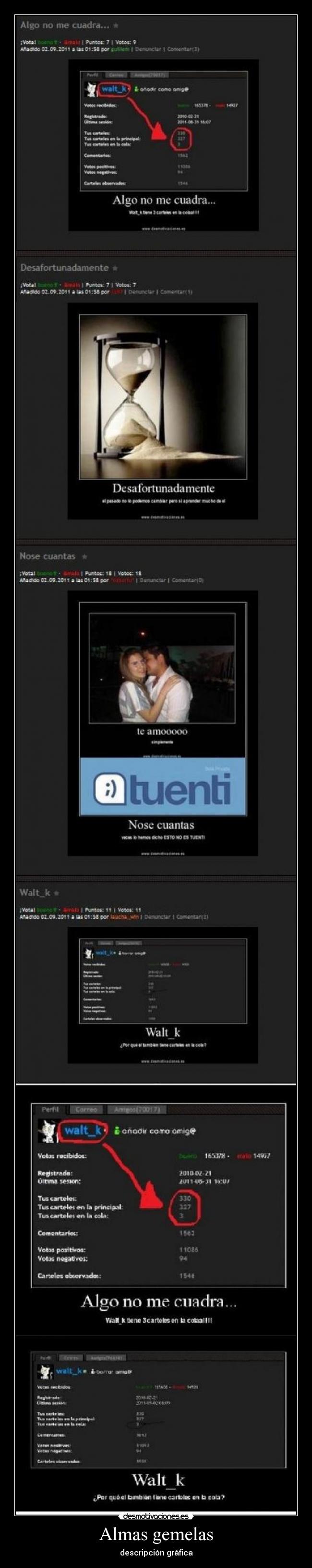 Almas gemelas - descripción gráfica