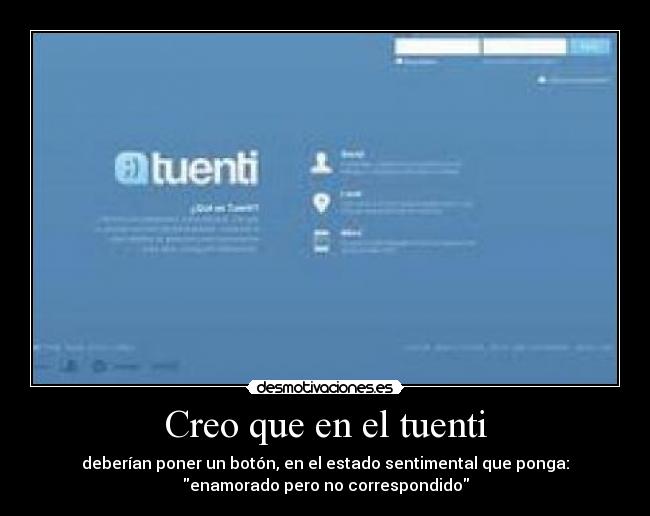 Creo que en el tuenti - 