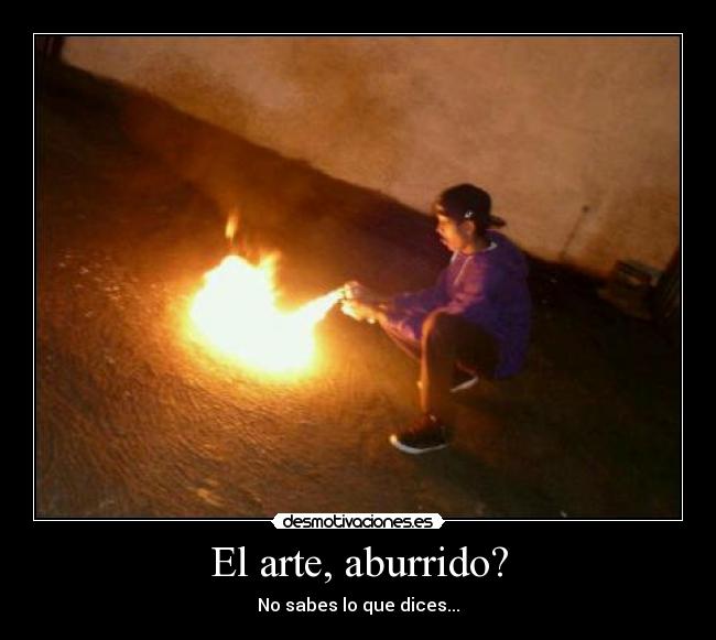 carteles arte aburrido arte con fuego mata cucarachas raid desmotivaciones