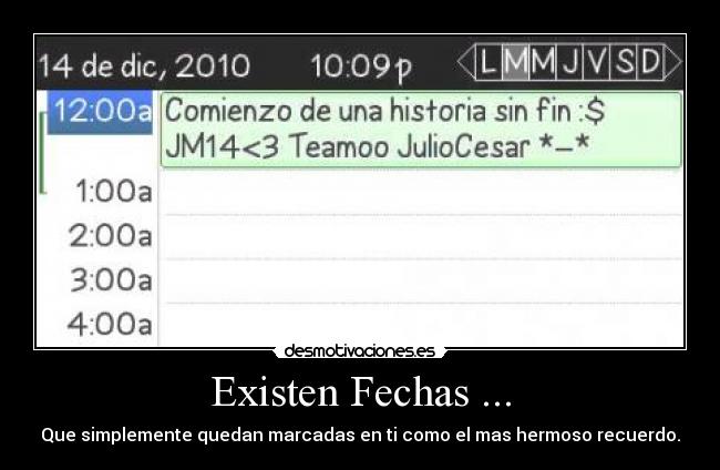 Existen Fechas ... - 