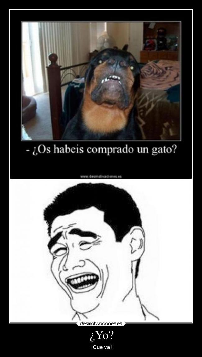 ¿Yo? - ¡ Que va !