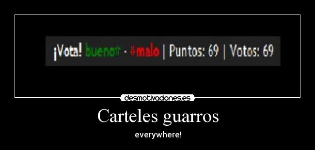 Carteles guarros - 