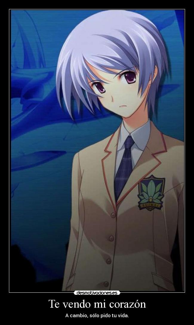 carteles corazon theab3 saysagradezco jonose por este cartel anime chaos head clanvirus desmotivaciones