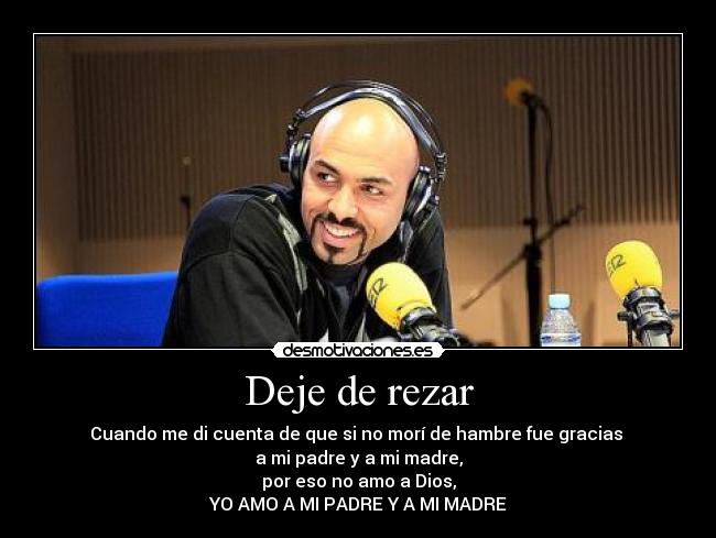 Deje de rezar -