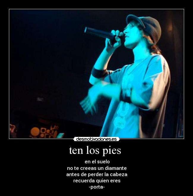 ten los pies -