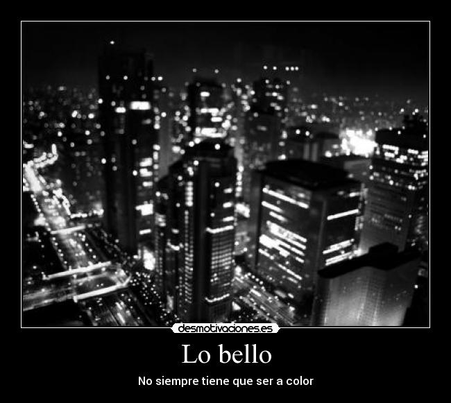 Lo bello - 