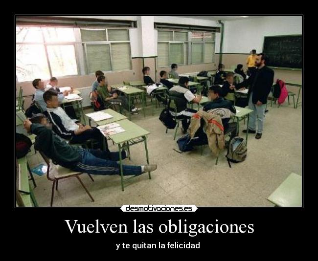 Vuelven las obligaciones - 
