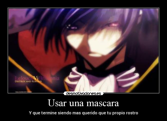 carteles code geass lelouch britannia zero desmotivaciones