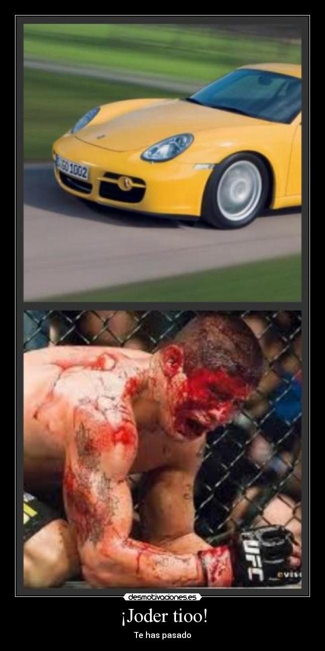 carteles coche amarillo golpes desmotivaciones