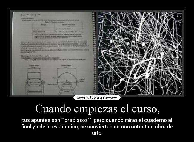 carteles apuntes desmotivaciones