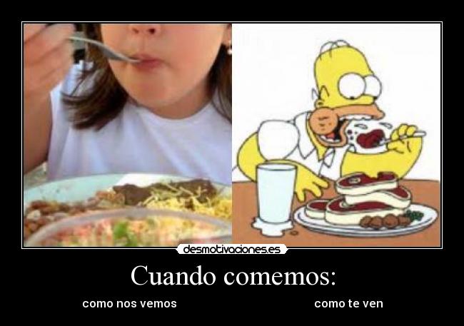 carteles comer desmotivaciones