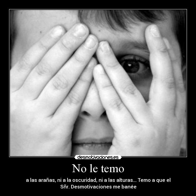 No le temo - 
