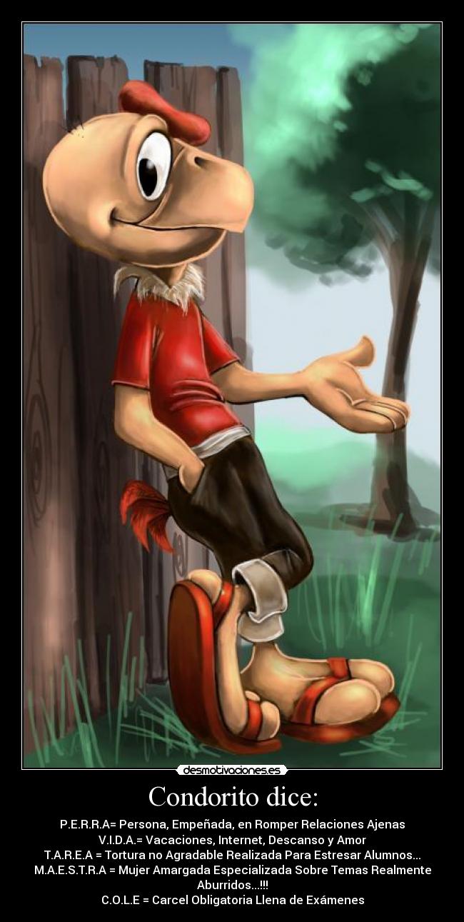 Condorito dice: -