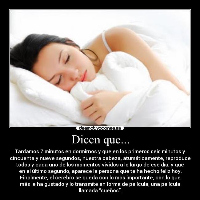 Dicen que... -