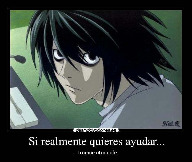 Si realmente quieres ayudar... - 