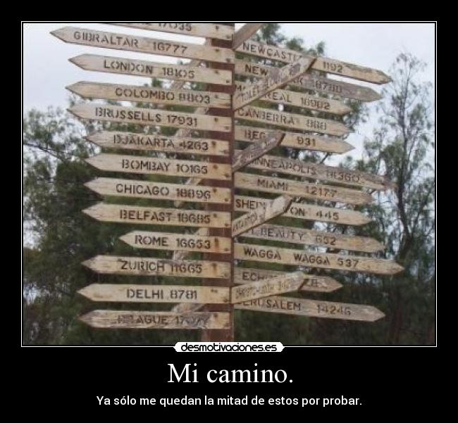 Mi camino. - 