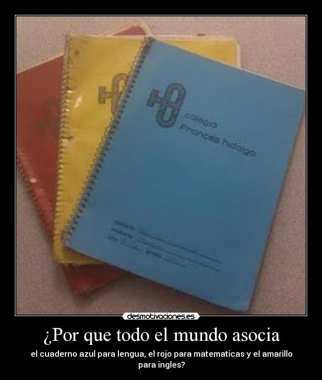 ¿Por que todo el mundo asocia -