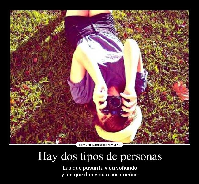 Hay dos tipos de personas -