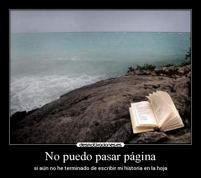 No puedo pasar página -