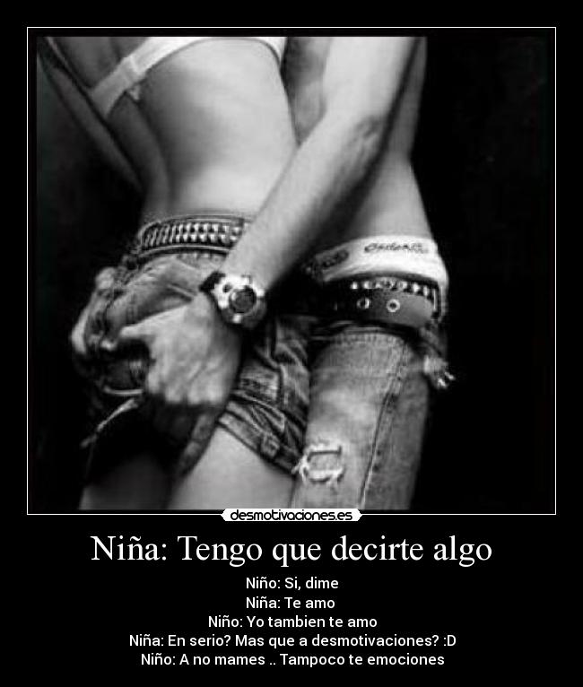 Niña: Tengo que decirte algo - 