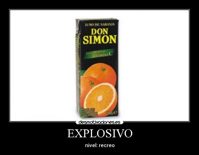 EXPLOSIVO - nivel: recreo