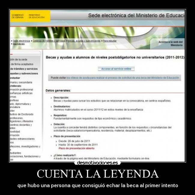 carteles becas desmotivaciones