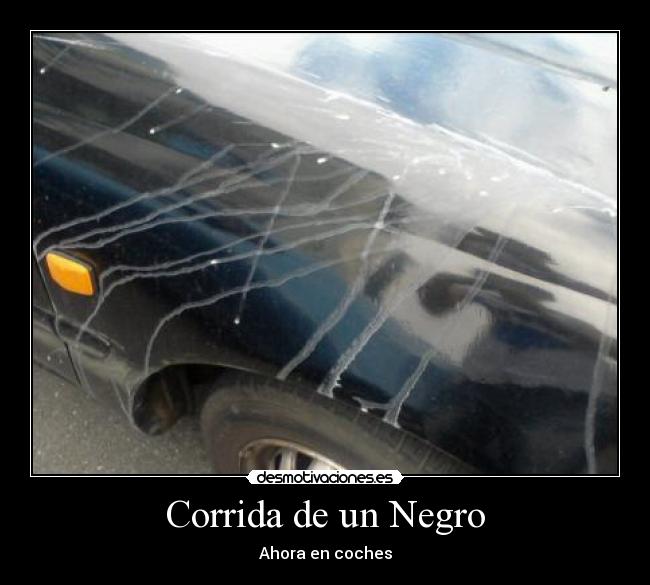 Corrida de un Negro -