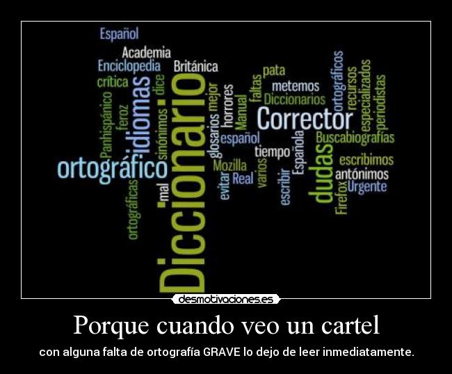 Porque cuando veo un cartel - 