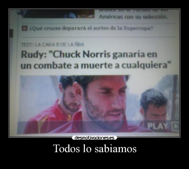Todos lo sabiamos -