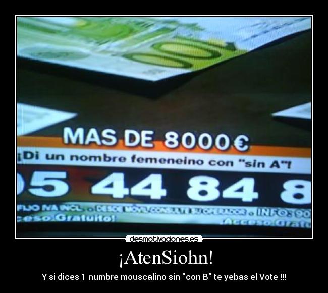 ¡AtenSiohn! -