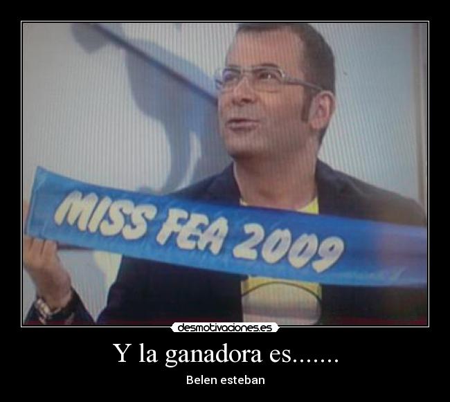 Y la ganadora es....... - 