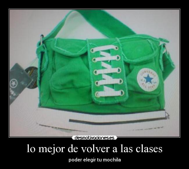 lo mejor de volver a las clases -