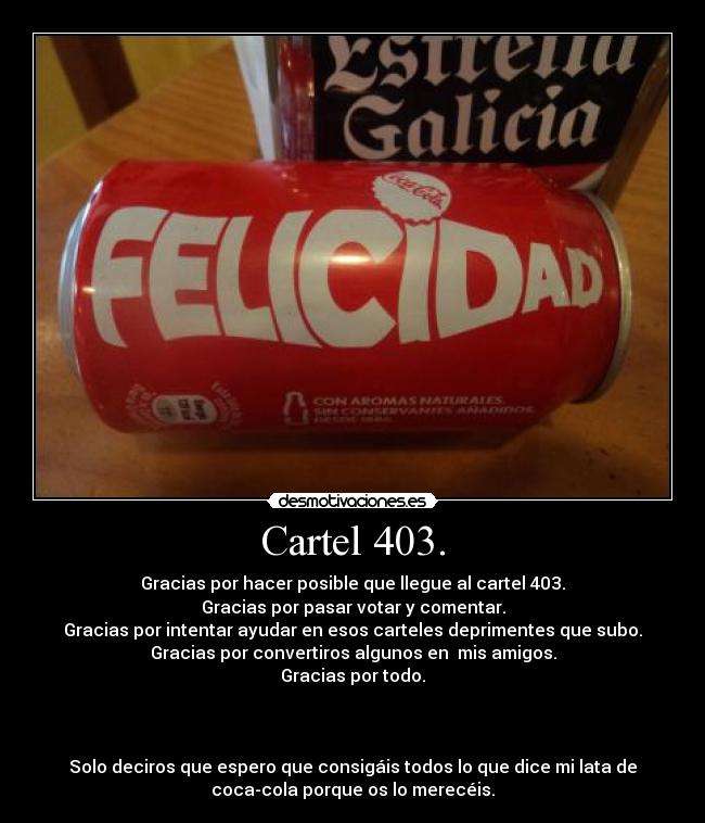 Cartel 403. -