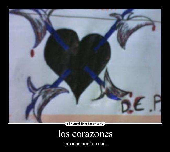 carteles corazon sangrando desmotivaciones