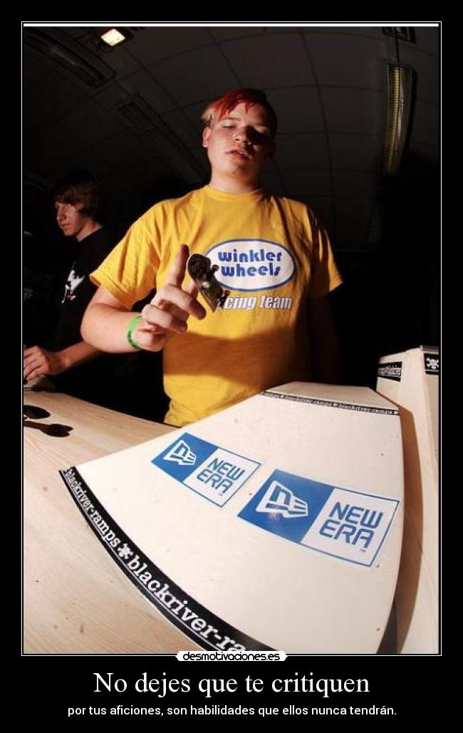 No dejes que te critiquen -