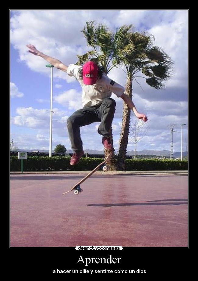 Aprender - a hacer un ollie y sentirte como un dios