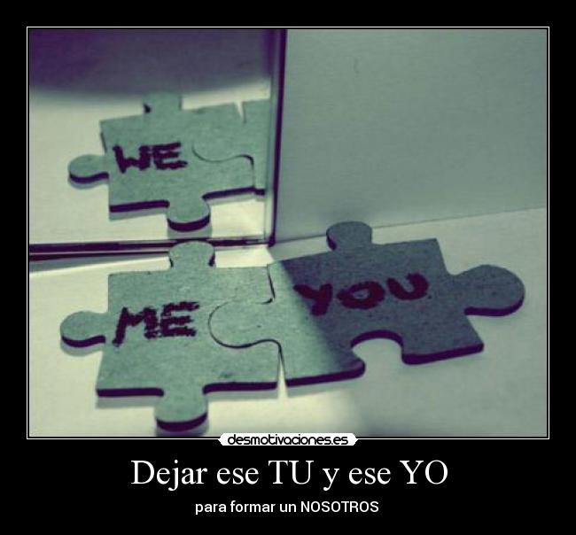 carteles dejar ese ese para formar nosotros puzle espejo desmotivaciones