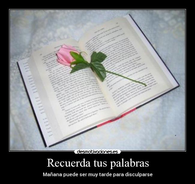 Recuerda tus palabras - 