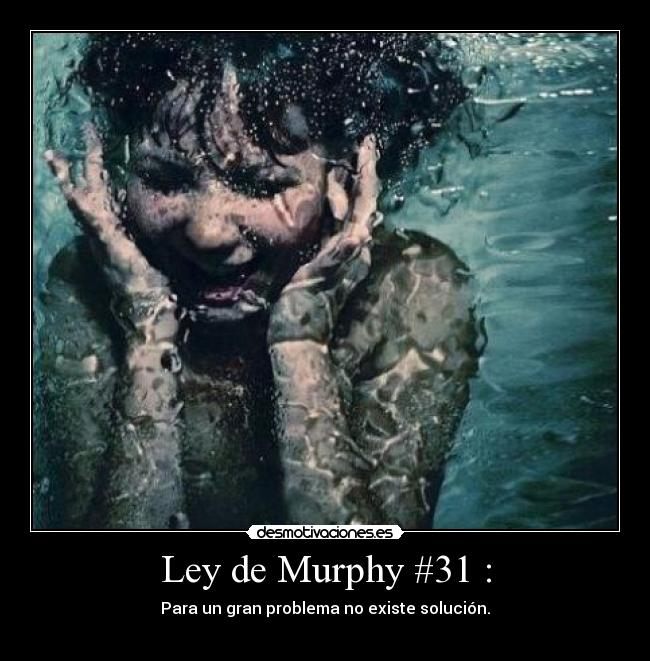 carteles ley murphy desmotivaciones