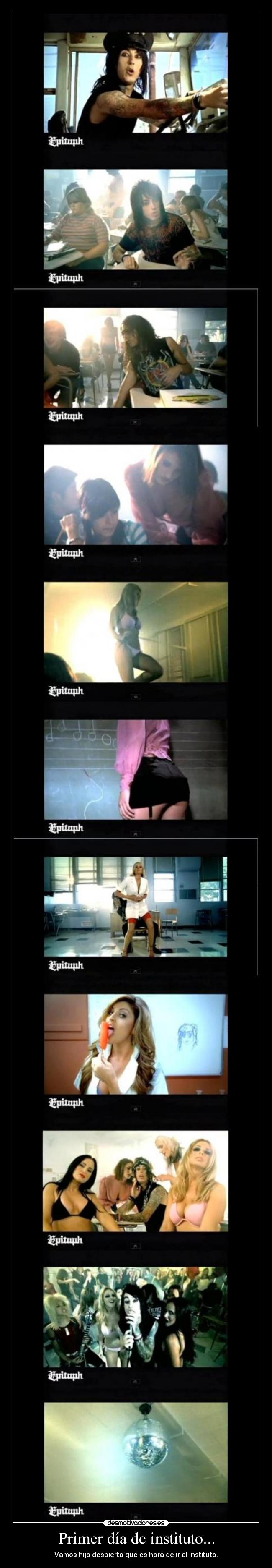 Primer día de instituto... - 