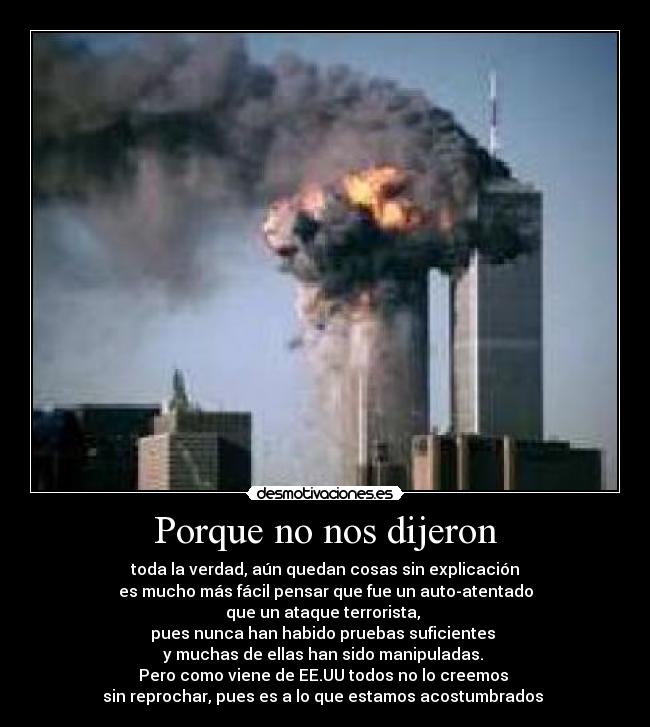 Porque no nos dijeron -