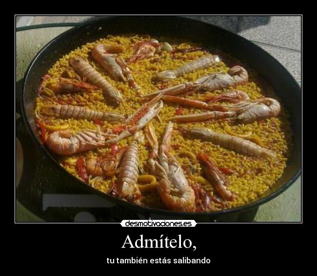 carteles paella desmotivaciones