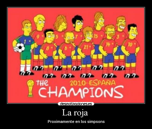 La roja  - Proximamente en los simpsons