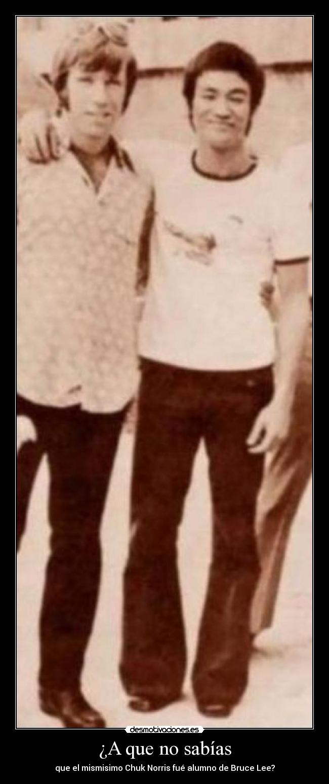 ¿A que no sabías -