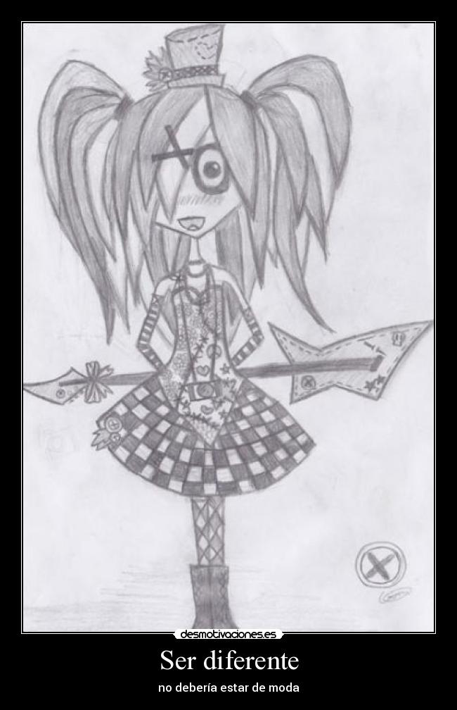 carteles ser diferente deberia estar moda desmotivaciones