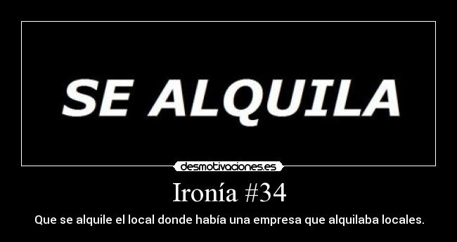 Ironía #34 - 
